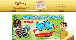 Desktop Screenshot of agungprinting.com