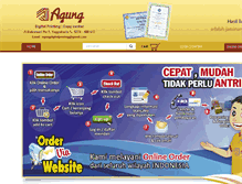 Tablet Screenshot of agungprinting.com